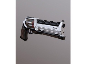 destiny 2 revólver adereços 3d print model - Mito3D
