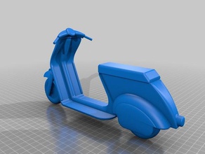 peu de scooter des véhicules jouet 3d print model - Mito3D
