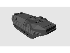 amphibious tank automotive amphibian cool water 3d print model - Mito3D