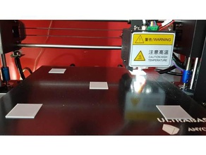 cama lvl teste anycubic i3 mega 3d impressão de nivelamento 3d print model - Mito3D