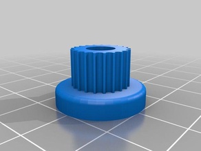 my customized parametric pulley lots tooth profiles2 3d printer parts 3d print model - Mito3D