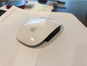 apple magic mouse 2 poignées ordinateur 3d print model - Mito3D