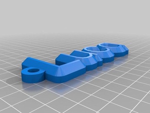 luca llavero organización personalizado 3d print model - Mito3D