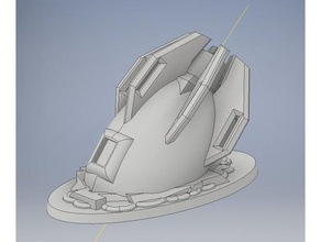 personnalisé marqueur d'objectif - s'est écrasé capsule d'évasion modèles 40k miniature warhammer warhammer40k 3d print model - Mito3D