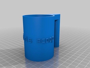 chimica scoop gli animali domestici personalizzato 3d print model - Mito3D