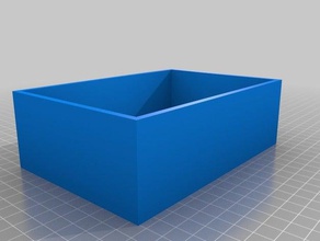 plus épais de la boîte sans les pieds 3d l'imprimante pièces 3d print model - Mito3D