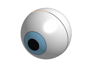 eyeball multipart other halloween 3d print model - Mito3D