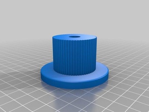 my customized parametric pulley lots tooth profiles bigtest 2 3d printer parts 3d print model - Mito3D