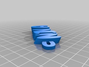 nina Schlüsselanhänger angepasst 3d print model - Mito3D