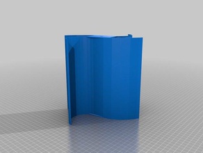 my customized parametric ugrinski windturbine art 3d print model - Mito3D