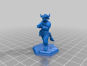 bull gunner creatures 3d print model - Mito3D