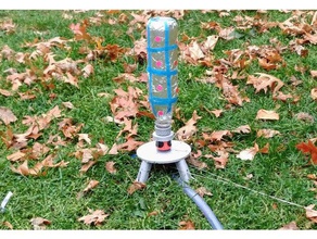 gardena water rocket launcher mechanical toys 3d print model - Mito3D