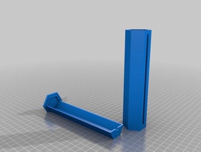 meu personalizados paramétrica do tubo recipiente contentores 3d print model - Mito3D