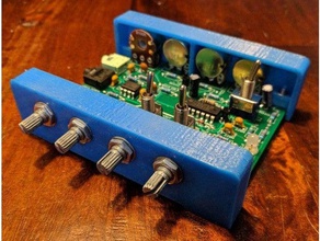 nandbender potentiometer bracket electronics 4017 noisemaker revspace sequencer synthesizer 3d print model - Mito3D