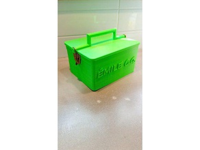 kutu öğle yemeği kaplar lunchbox 3d print model - Mito3D