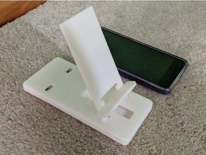flat-pack phone stand mobile 3d print model - Mito3D
