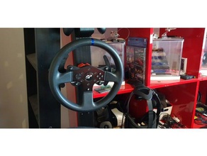 ramjetx thrustmaster cerchio di montaggio a parete hobby assetto corse iracing miget lancio project cars sim racing sterzo 3d print model - Mito3D