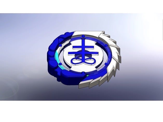 beyblade burst-lb-06 Leviathan - Spielzeug Spiele beyblades burst Gott 3D print model - Mito3D