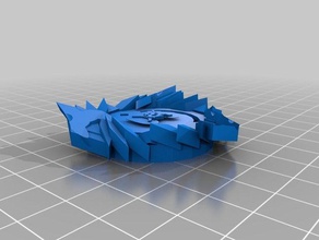 hurricane drakon 3d printing print beyblade burst epic left spin powerful spinning top 3d print model - Mito3D