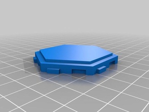 altıgen fayans remix oyuncak oyun aksesuarlar dnd hexagon 3d print model - Mito3D