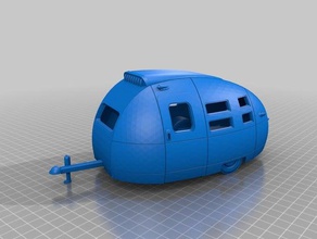 fallout new vegas camper i veicoli bethesda fisso di prosciutto diorama gioco video vintage 3d print model - Mito3D