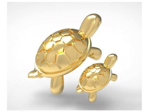 golden turtle happiness toys games 3dmodeling 3d modeling art decoration display figure fun funny thing happy happy3d birthday mean mini miniature ninja turtles present scale sea turtlebot tutle 3d print model - Mito3D