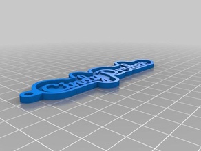 my customized key chain your personal name cindys keychains 3d print model - Mito3D