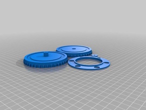 mesa giratória de elaboração 90mm 10mm bolas aço passatempo 3d print model - Mito3D