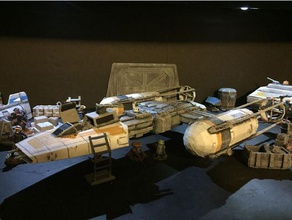 kanat star wars legion ölçek araç starfighter 3d print model - Mito3D