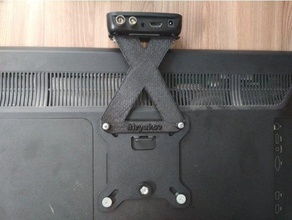 fixing tv set-top box bracket organization 3d print model - Mito3D