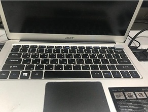 tastiera di sicurezza non intendeva arresto computer acer gli accessori del portatile pc tasto power guard 3d print model - Mito3D