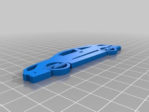 Schlüsselanhänger opel Auto 3d print model - Mito3D