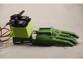 phoenix hand v2 motorised other 3d prosthetic prosthesis printable prosthetics 3d print model - Mito3D