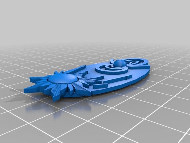 vento solare portachiavi 3D print model - Mito3D
