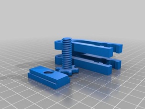 screw plate y-tensioner anet a8 mod1 3d printer parts belt tensioner 3d print model - Mito3D