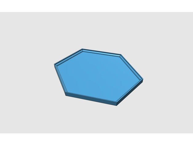 hexagonal coaster decor 3D print model - Mito3D