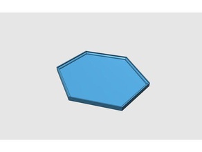 hexagonal en la montaña rusa decoración 3d print model - Mito3D