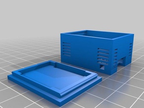wemos d1 mini housing no clips holes electronics customized 3d print model - Mito3D