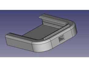 fairphone 2 dock, v4 mobile 3d print model - Mito3D