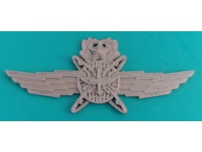 air force cyberspace operator badges props 3d print model - Mito3D