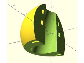 aire concepción de titanio carrera el fotograma 2 la pierna los buffers automoción openscad paramotor 3d print model - Mito3D