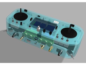 personalizzato fpv multiprotocollo trasmettitore in base tgy9x rc i veicoli controll drone mod radio il ricevitore turnigy 9x usbasp video 3d print model - Mito3D