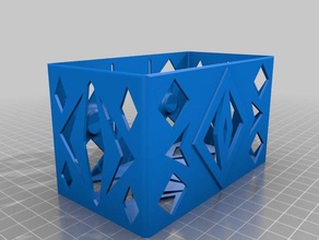 iki 12 mm neodymium mıknatıs montaj konteyner delik kaplar 3d print model - Mito3D