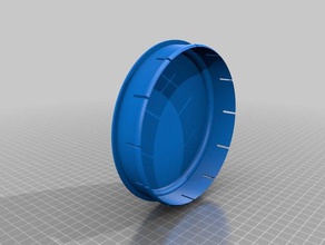 3000ml beaker cover parts lid 3d print model - Mito3D