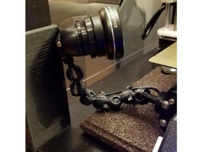 c270 mont 3030 extrusion articulation à rotule support de caméra 3d l'imprimante accessoires logitech mk3 3d print model - Mito3D