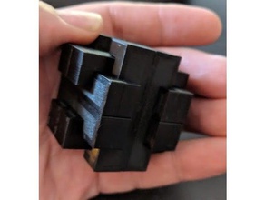 12 pedaço de rebarbas quebra-cabeça burrtools quebra-cabeças 3d print model - Mito3D