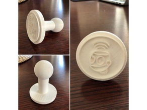 cookie stamp devoxx4kids bricolage 3d print model - Mito3D