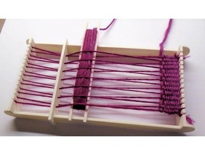 mini weaving loom hand tools 3d print model - Mito3D