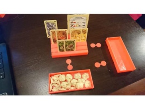 portacartas modularcard titular juegos boardgame juego de mesa porta cartas 3d print model - Mito3D