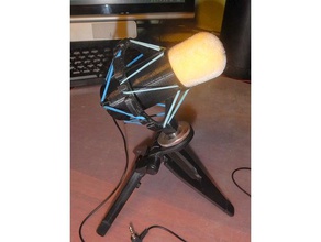 microphone shock mount 3d printing 3d print model - Mito3D